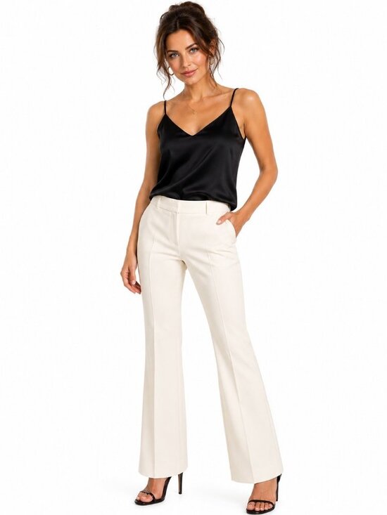 White House Black Market Pants - White House Black Market Legacy Modern Boot Pants Women's 8R Ivory Career Stret